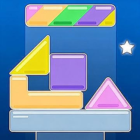 Geometry Tower online browser game cover on Paymygame